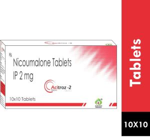 Agrosaf Pharmaceuticals Acitroz 2 Tablet, Packaging Type : Strip