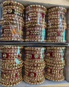 Artificial Pearls Screw Ladies Bangles