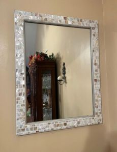 Mop Grey Mirror Frame