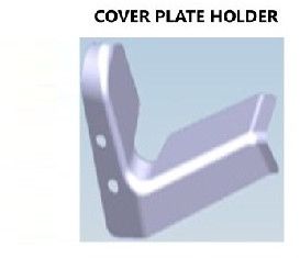 Steels Cover Plate Holder, Color : Grey, Packaging Type : Box