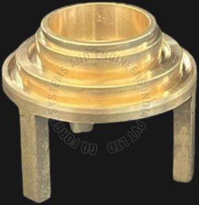 Polished Brass End Shaft Guide, Color : Golden for Industrial