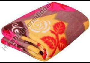 Polyester Washable Polar Fleece Single Printed Blanket