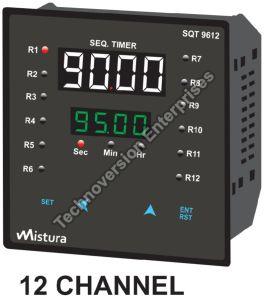 8-channel Digital Sequential Timer For Industrial, Laboratory, Institute