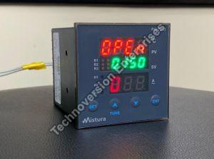 PID Temp. Controller With Ampere Indication With 3-Relay Output