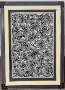 Innovative Fish Madhubani Painting