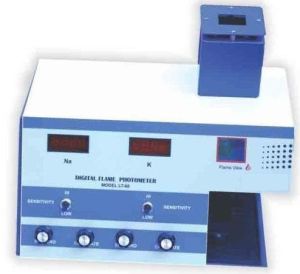 Metal Plastic Flame Photometer Digital