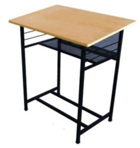 MDF Metal Table Single Person, Specialities : Lockable Top Drawer