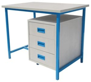 Metal Table Single Person With Drawer