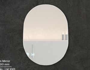 Kriztle Glass Wall Mounted Bathroom Mirror, Color : Silver