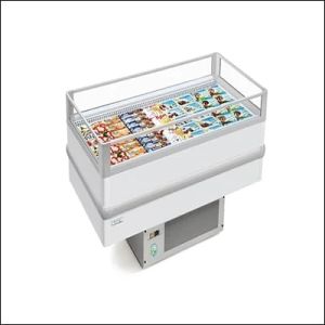 Island Showcase Refrigerator - Center Open