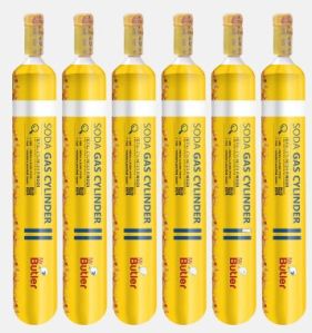 CO2 Spare Gas Cylinder Bottle -Pack OF 6, Steel