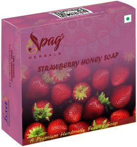 Strawberry Honey Handmade Soap 100gms