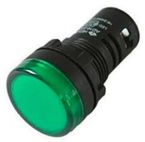 Siemens 24V AC/DC Compact LED Green Indicating Lamp 3SB5235-6HE14