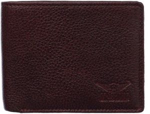Genuine Leather Over Flap Wallet 1040 Ndm Brown for Men