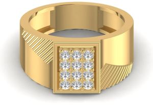 0.46CT Distinctive Diamond Men's Ring Casual Wear