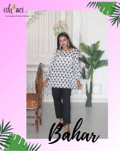 Women Black & White Co-ord Set