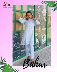 Women Grey Cotton Co-ord Set