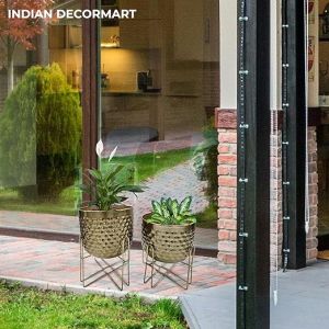 Metal Floor Planter