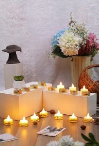 Polished Metal Round Diya Holder Antique, Modern Multisize