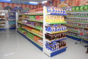 Double Sided Display Rack for Supermarket