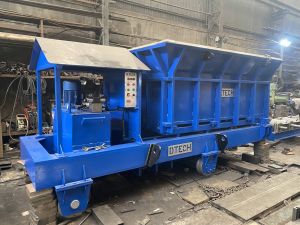 Iron Coated Scrap Trolley for Induction Furnace, Capacity : 8-20 Ton