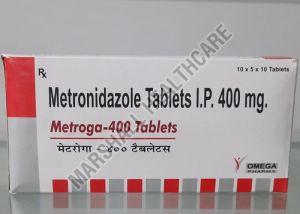 Metronidazole Tablets 400mg, Brand Name : Metrogyl