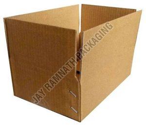 Cardboard Brown Plain Corrugated Box for Shipping Storage