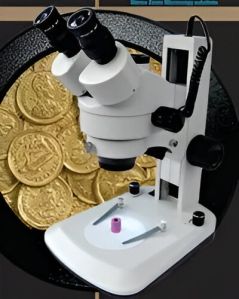 Medcounty Electricity Jewellery Gemological Microscope, Power : 240 V