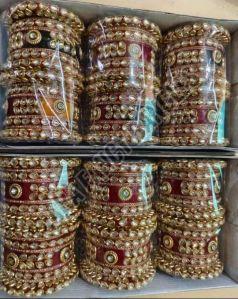 Artificial Pearls Screw Ladies Bangles, Color : Multicolor