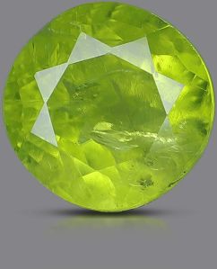 TGM 0334 Green Peridot Round Gemstone