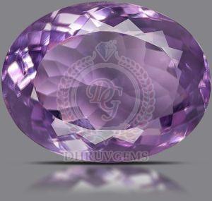 Polished TGM 0056 Purple Amethyst Oval Gemstone for Jewelry Making