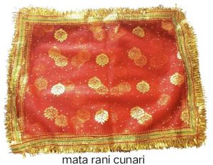 Red Net Gotta Patti Mata Rani Chunri Red Net Gotta Patti Mata Rani Chunri