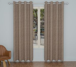 Polyester 4d print 121 coffee window curtains