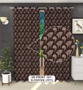 4d print 161 d coffee window curtains