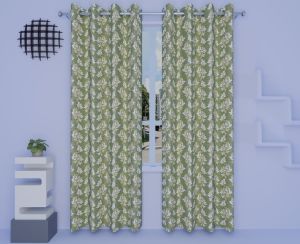 Polyester 4d print 196 green window curtains