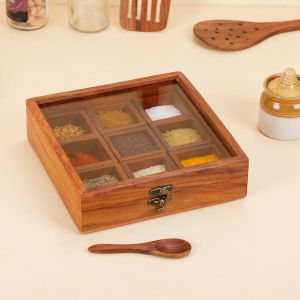 Sheesham Wood Spice Box
