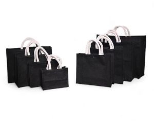 Black Jute Bag