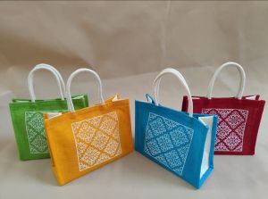 Jute Printed Shopping Bag