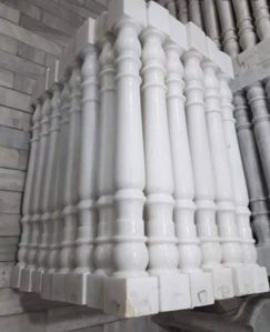 White Marble Pillars