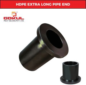Gokul Polished HDPE Extra Long Pipe End, Color : Black, Black