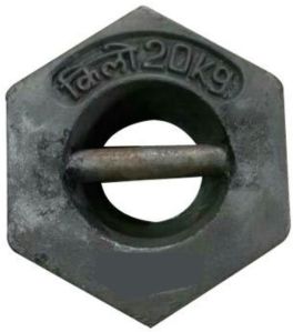 Cast Iron Weight Capacity : 20 Kg With M1 Class Nabl Certificate