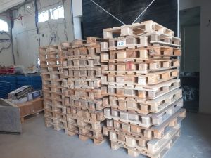 wooden pallets