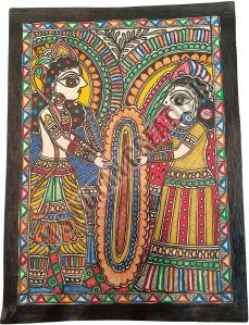 Shree RAM Sita Jaimal Theme Madhubani Painting