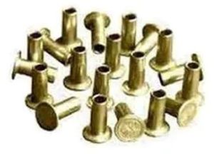 Brass Rivets, Color : Golden for Joining Materials Securely