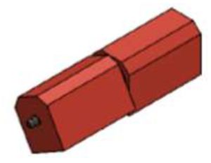 Carbon Steel Weld-On Heavy Duty Barrel Hinge with Load Capacity up to 1000 Lbs