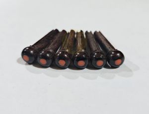 Rose Wood with Dots Bridge Pins