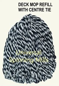 Black & Bleach Mop Yarn Cutting