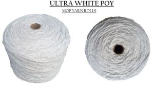 Poy Ultra White Mop Yarn Rolls