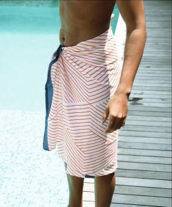 Tangerine Dream Bamboo Bath Towel