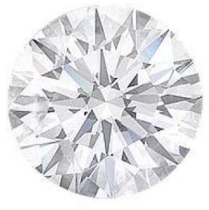 0.10 CT Round White Diamond Loose Gemstone